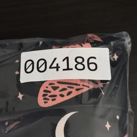 Eva Rose Dress Womens Medium Moth Celestial Fit Flare Sweetheart Y2K Rockabilly - Picture 11 of 11